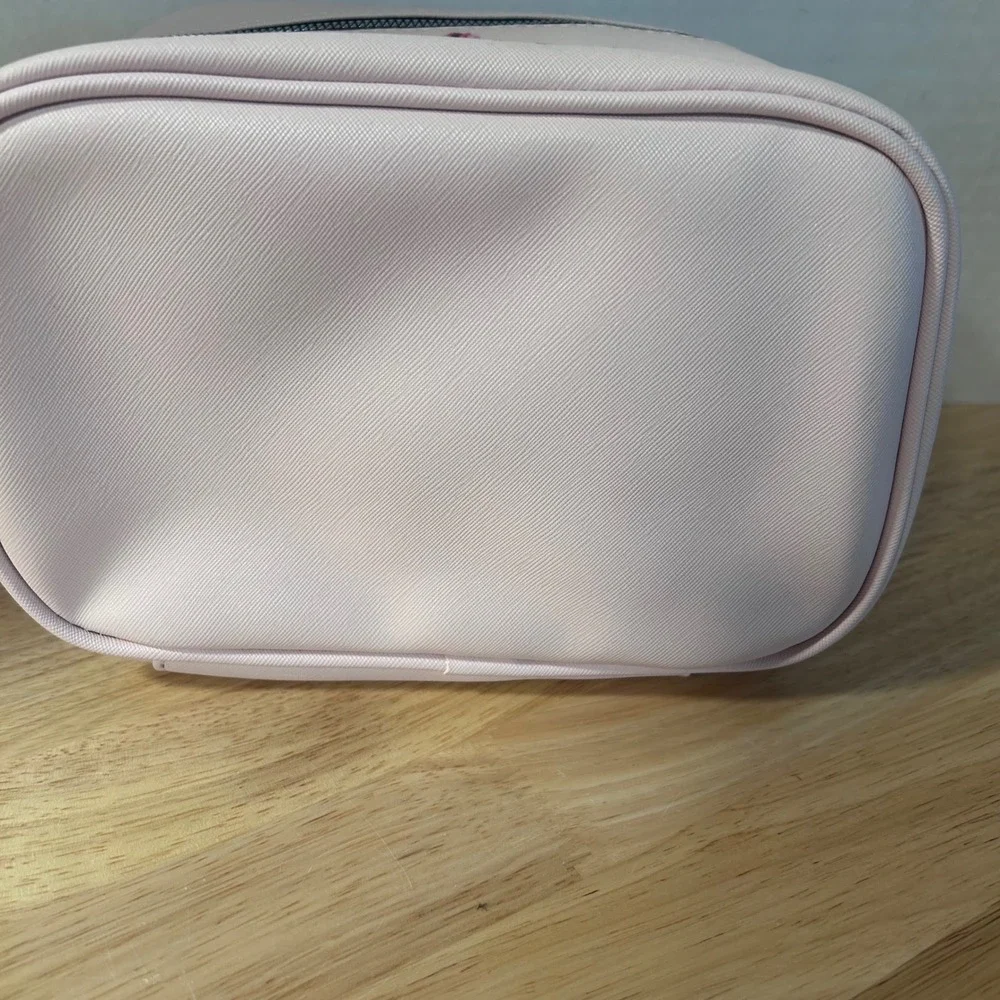 Rae Dunn Howdy Cosmetic Bag Pink Western Travel Makeup Organizer NWT New Cowgirl